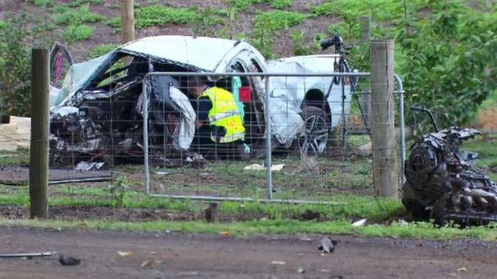 Mr Kloppers died after the vehicle he was travelling in lost control in Bacchus Marsh. (9NEWS)