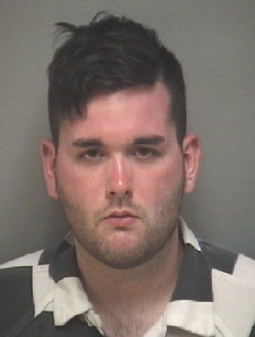 his undated file photo provided by the Albemarle-Charlottesville Regional Jail shows James Alex Fields Jr., accused of plowing a car into a crowd of people protesting a white nationalist rally in Charlottesville, Va., killing a woman and injuring dozens more, has been charged with federal hate crimes. The Department of Justice announced that Fields was charged in an indicted returned Wednesday, June 27, 2018. (Albemarle-Charlottesville Regional Jail via AP, File)