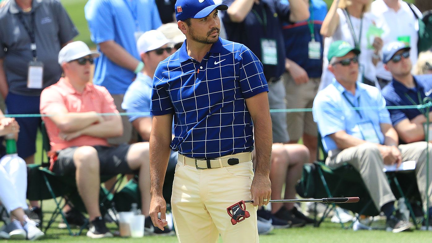 Jason Day re-injured his back before the first round of the Masters.