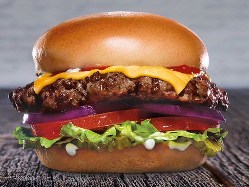 Carl's Jr. burger bun