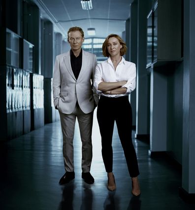 Asher Keddie and Richard Roxburgh in The Hunting