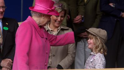 Queen Elizabeth and Lady Louise Windsor