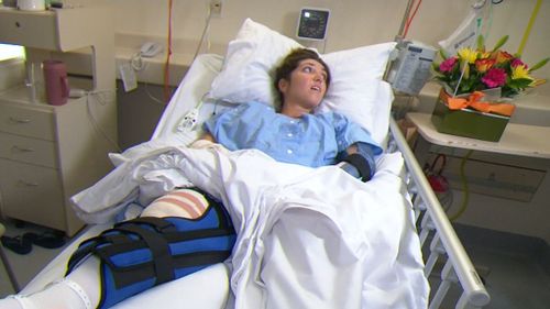 Italian tourist Stella Trevisani was stabbed five times as she walked home from work. (9NEWS)