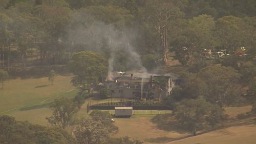 House fire at Grose Vale, NSW.