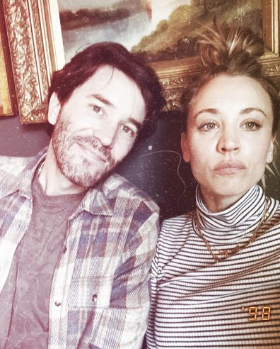 Kaley Cuoco linked to new man, vacations with Ozark actor Tom Pelphrey.