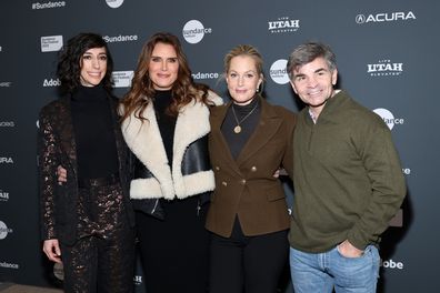 Lana Wilson, Brooke Shields, Alexandra Wentworth and George Stephanopoulos attend the 2023 Sundance Film Festival