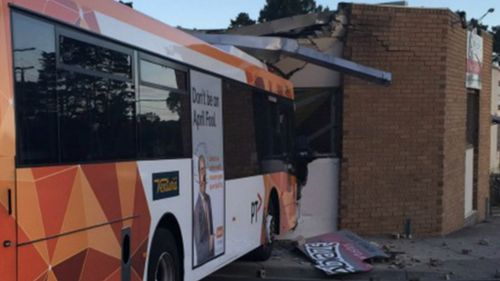 Runaway bus crashes into busy Melbourne hair salon