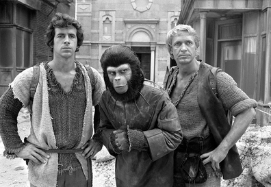 James Naughton, Roddy McDowall and Ron Harper