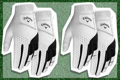 9PR: Callaway Men's Premium Japanese Synthetic Golf Gloves, two-pack