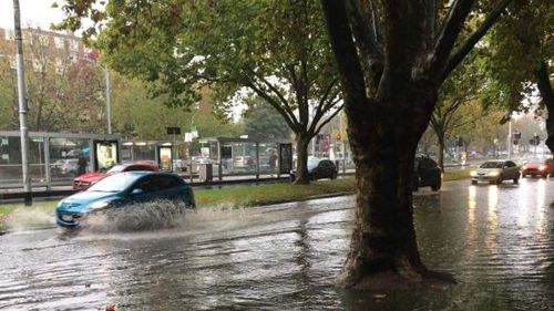 Melbourne has had more rain over the past 24 hours than the whole of April. (BoM)