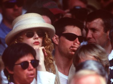 Cruise and Kidman in Wimbledon in 1995.