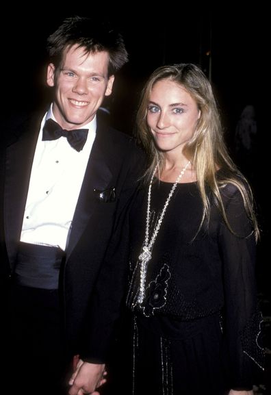 Actor Kevin Bacon and actress Tracy Pollan attend the Los Angeles American Ballet Theatre Opening Night Gala on May 5, 1984 at the Beverly Wilshire Hotel in Beverly Hills, California. (Photo by Ron Galella/Ron Galella Collection via Getty Images)