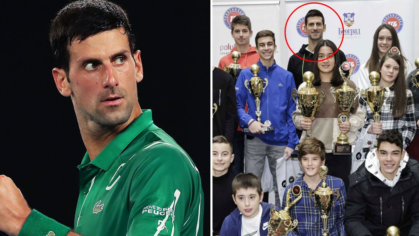 Awkward moment in Novak Djokovic family's press conference as uncomfortable question remains unanswered