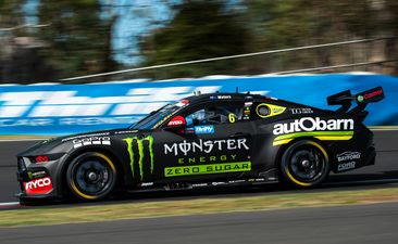 Cameron Waters in his Ford Mustang Supercar at Mount Panorama.