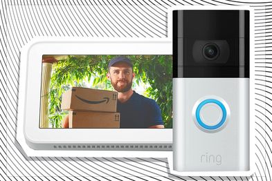 9PR: Echo Show 5 (2nd Gen), Glacier White with Ring Video Doorbell 3