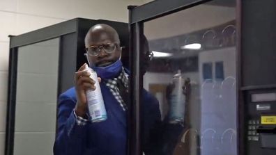 US school principal Dr Quentin Lee in coronavirus parody song  'Can't Touch This'