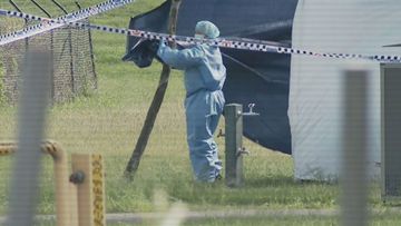 A man charged with murder in Brisbane was released from immigration detention in April. Bosco Minyurano murder Emmanuel Saki