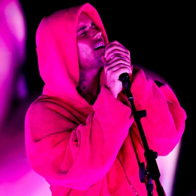 INDIO, CALIFORNIA - APRIL 11: (FOR EDITORIAL USE ONLY) (NOT TO BE LICENSED FOR ANY STANDALONE OR SPECIAL INTEREST BOOK PUBLISHING USE CONCERNING THE COACHELLA MUSIC FESTIVAL AND/OR STAGECOACH MUSIC FESTIVAL) <<enter caption here>> performs at the Coachella Stage during the 2026 Coachella Valley Music and Arts Festival at Empire Polo Club on April 11, 2026 in Indio, California. (Photo by Kevin Mazur/Getty Images for Coachella)