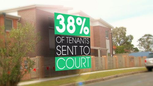 The DHHS had been referring 38 percent of ex-tenants to court.