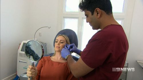 Doctors say clients want their eyes and lips to be bigger. (9NEWS)