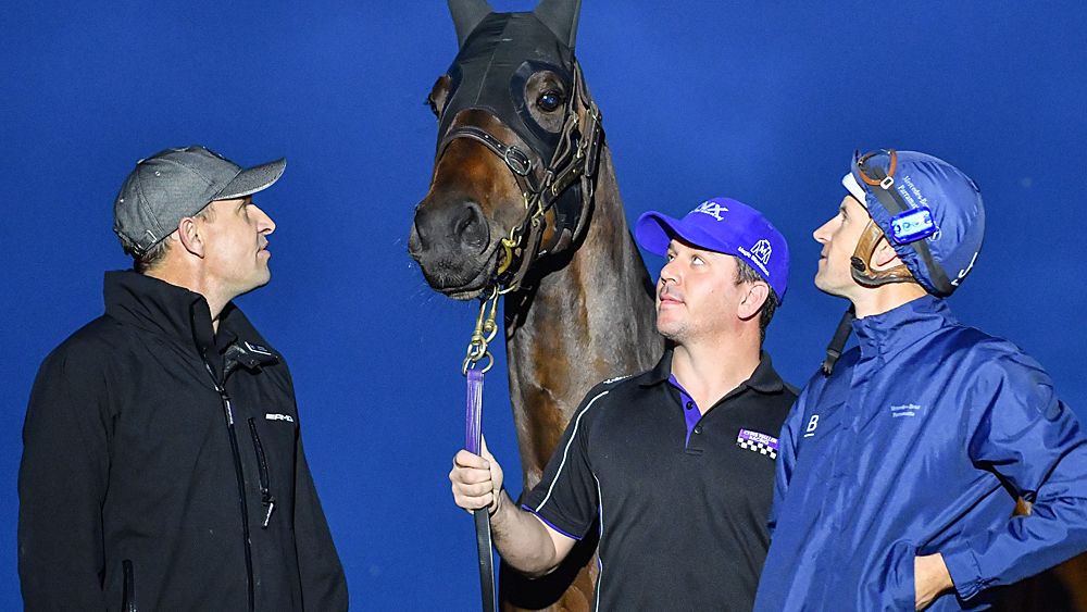 Winx prepares Group One Turnbull Stakes at Flemington