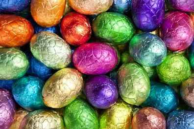 Colorful Easter eggs.