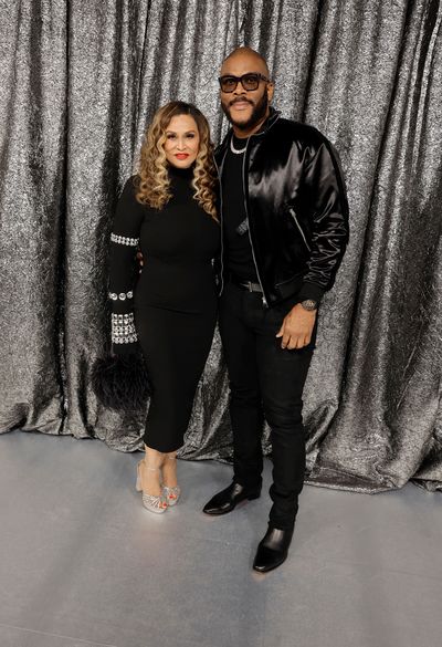 Ms. Tina Knowles and Tyler Perry