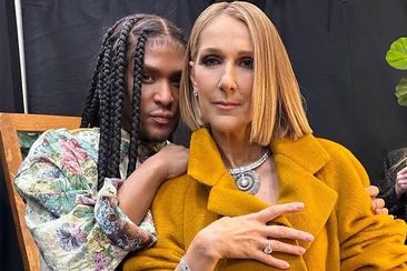 Céline Dion and Law Roach at the 2024 Grammy Awards