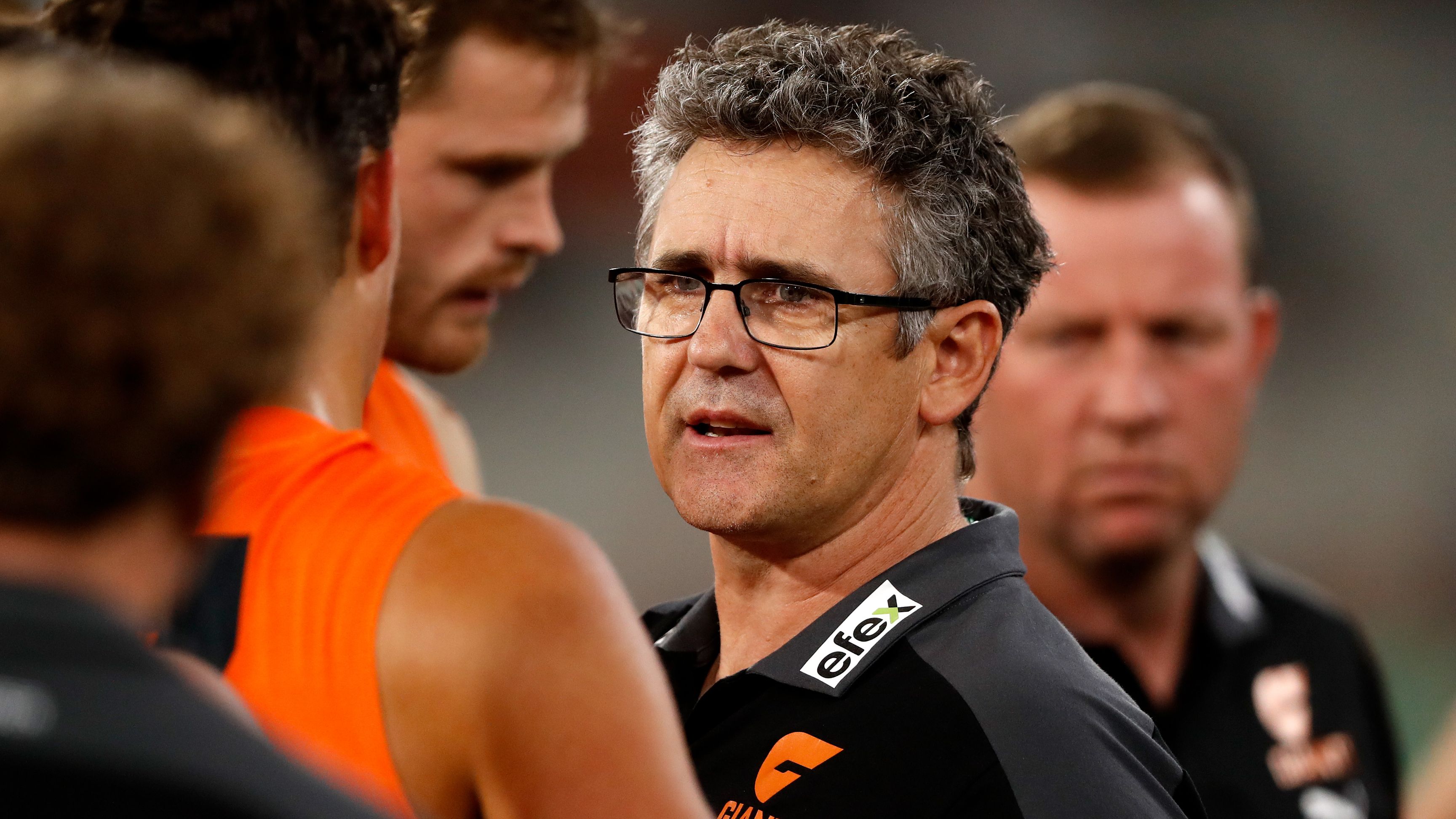GWS Giants coach Leon Cameron announced he is stepping down on Thursday after more than eight seasons at the helm of the club.