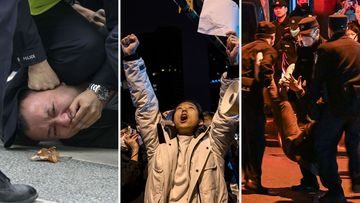 Images of protests in China