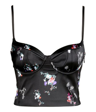 <a href="http://www.hm.com/au/product/61769?article=61769-A" target="_blank">H&amp;M</a> patterned bustier, $39.95<br>
