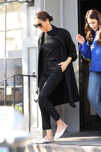 Meghan Markle in Max Mara Coat & Chanel Bag @ West Hollywood Int Womens Day  2023