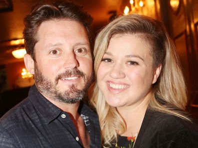 Kelly Clarkson and Brandon Blackstock in 2015.