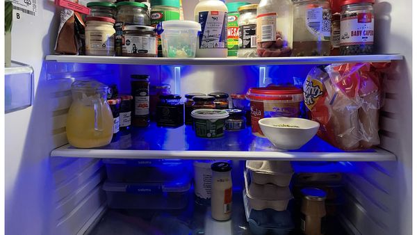 Dani says her fridge isn&#x27;t overly organised, but it works. 