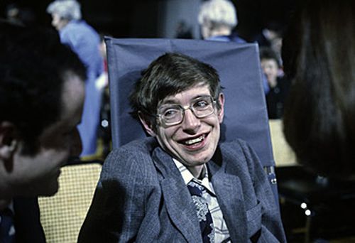 A book of condolences remains open at Gonville and Caius College. Stephen Hawking in 1979 (Getty)