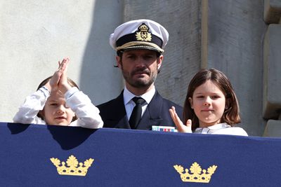 Prince Carl Philip with his sons