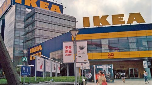 The Ikea store in Shanghai went into lockdown after a close contact was traced to the location.