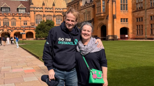 Il professor Richard Scolyer con sua moglie la dottoressa Katie Nicoll.