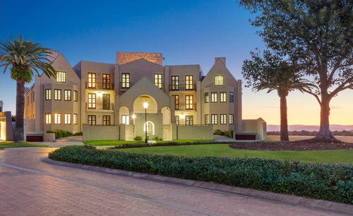 An impressive seven bedroom 'castle like' mansion is on the market on Knightsbridge Parade in Sovereign Islands on the Gold Coast.