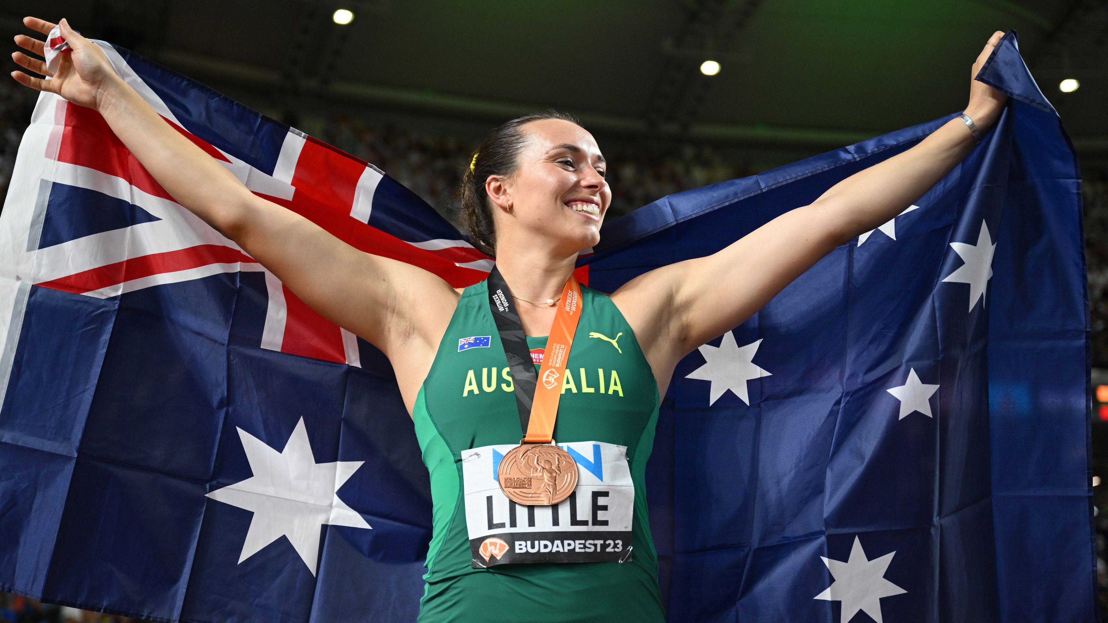 Aussie Mackenzie Little's last-ditch javelin throw snares bronze at worlds