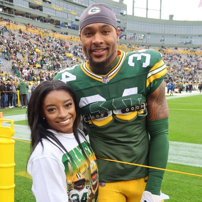 Simone Biles and her husband Jonathan Owens