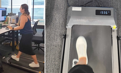 Desk treadmill: Does the viral trend offering fitness while at work  actually help - 9Coach