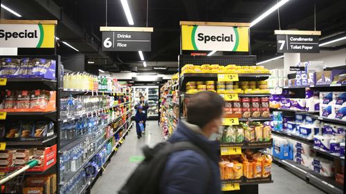 La hausse de l’inflation a fait grimper les prix des denrées alimentaires.