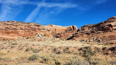 rocky mountaineer Rockies to the Red Rocks route two-day rail journey between Denver, Colorado, and Moab, Utah, with an overnight stay in Glenwood Springs, Colorado.