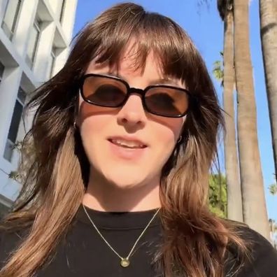 Paiga Thalia claims she found the 2026 Oscars red carpet in a dumpster near the Dolby Theatre.