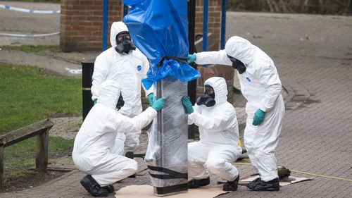 The pair were poisoned by nerve agent Novichok in Salisbury. (AAP)