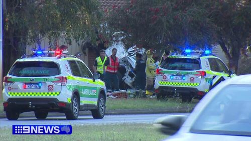 Three young men are dead and two are fighting for life after a car slammed into a home in Perth's eastern suburbs in the early hours of Saturday morning. 