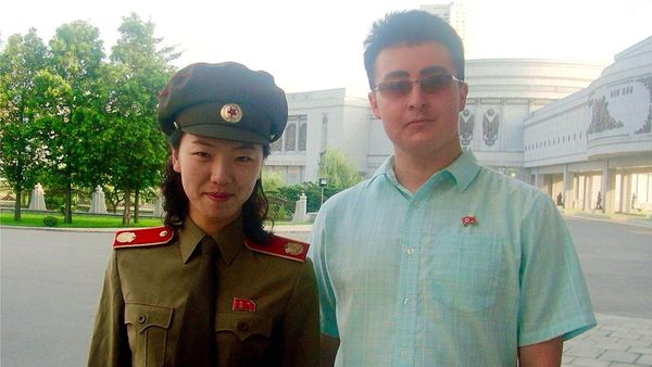 Australian student in North Korea