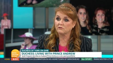 Sarah Ferguson defended her ex-husband Prince Andrew during an interview on Good Morning Britain, saying he's a "good man" and the spotlight needs to come off him 