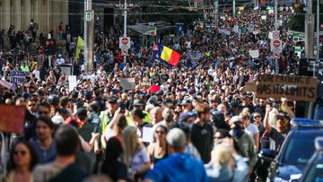 Victoria Health authorities are on high alert after thousands of people took part in an anti-lockdown protest in Melbourne&#x27;s CBD. coronavirus